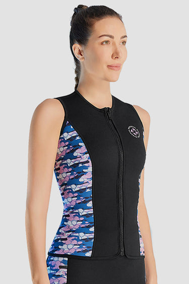 AquaCore 3mm Women’s Camo Thermal Dive Vest